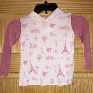 Girls T-Shirt Hoodie